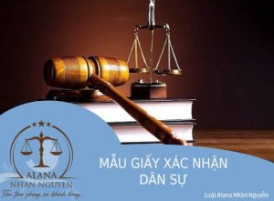 mẫu giấy xác nhận dân sự