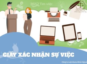 mẫu giấy xác nhận sự việc