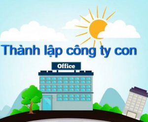 Thành lập công ty con