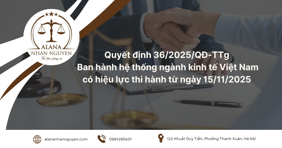 THÔNG BÁO THAY ĐỔI NGÀNH NGHỀ KINH DOANH NĂM 2025 