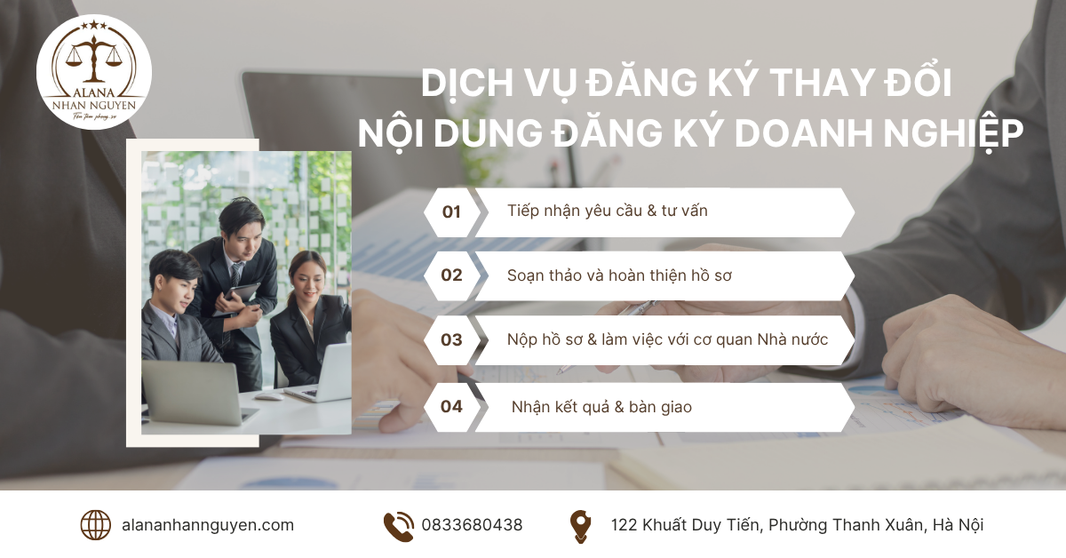 KHI NÀO CẦN ĐĂNG KÝ THAY ĐỔI NỘI DUNG ĐĂNG KÝ DOANH NGHIỆP? 