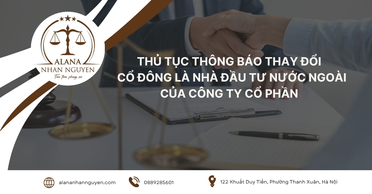 THÔNG BÁO THAY ĐỔI CỔ ĐÔNG LÀ NHÀ ĐẦU TƯ NƯỚC NGOÀI CỦA CÔNG TY CỔ PHẦN NĂM 2025